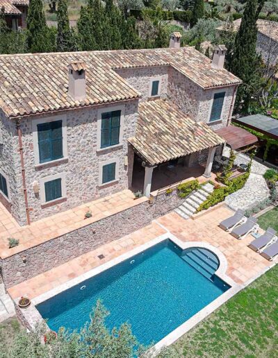 Piscina y extrior Cas Galgo